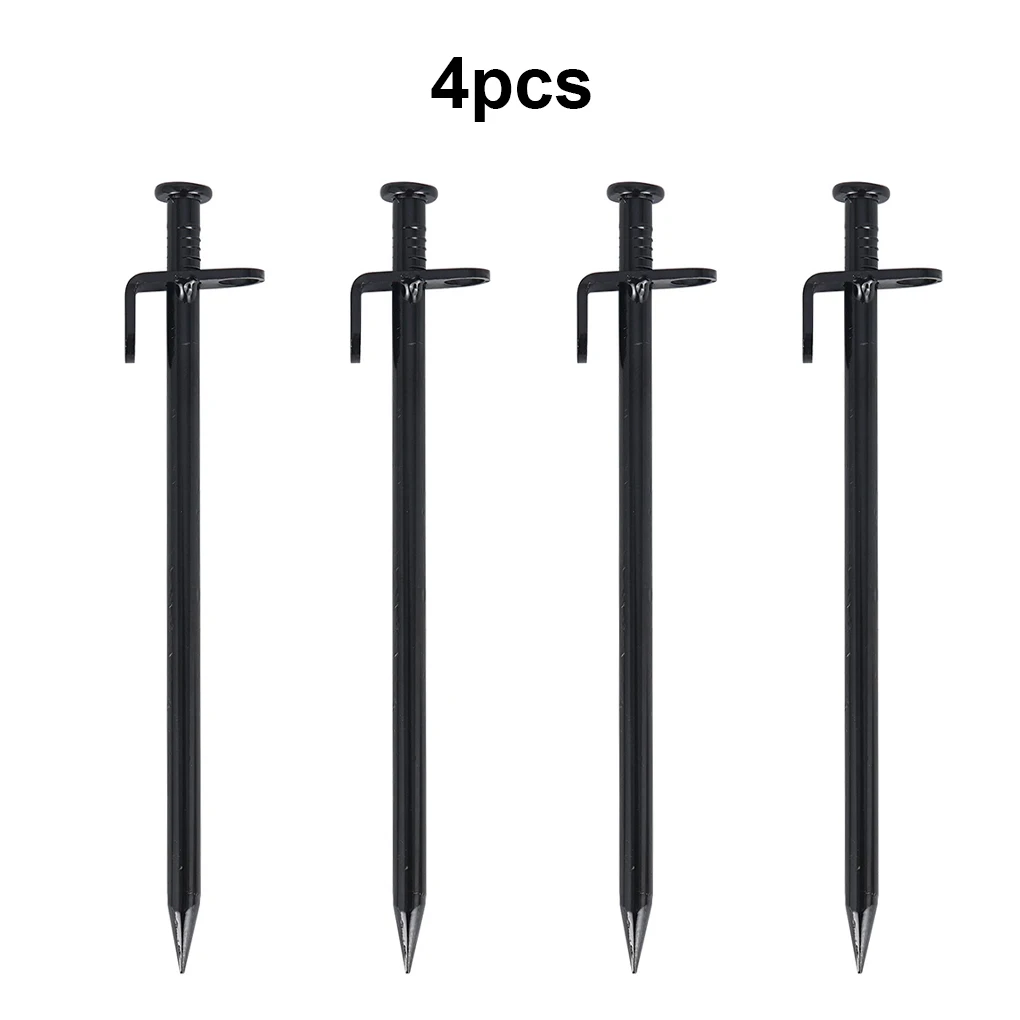 

Pack of 4 Tent Pegs Outdoor Canopy Stake Backpacking Pins