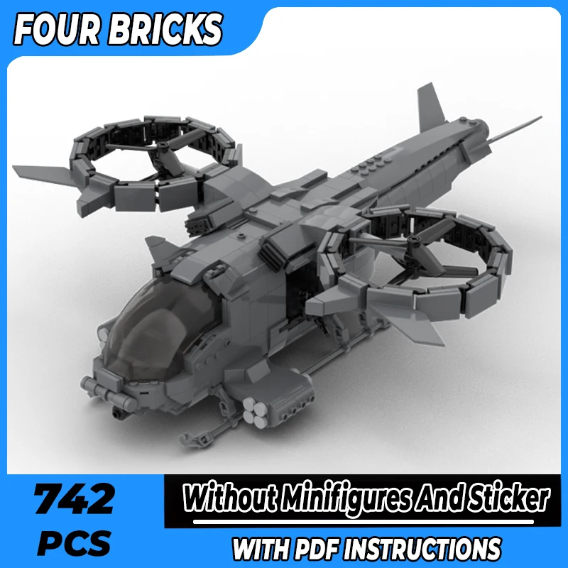 

Строительные блоки Moc, модель вертолета, самолет, стандартная технология, модульный блок, подарки, игрушки для детей, Наборы для творчества, сборка