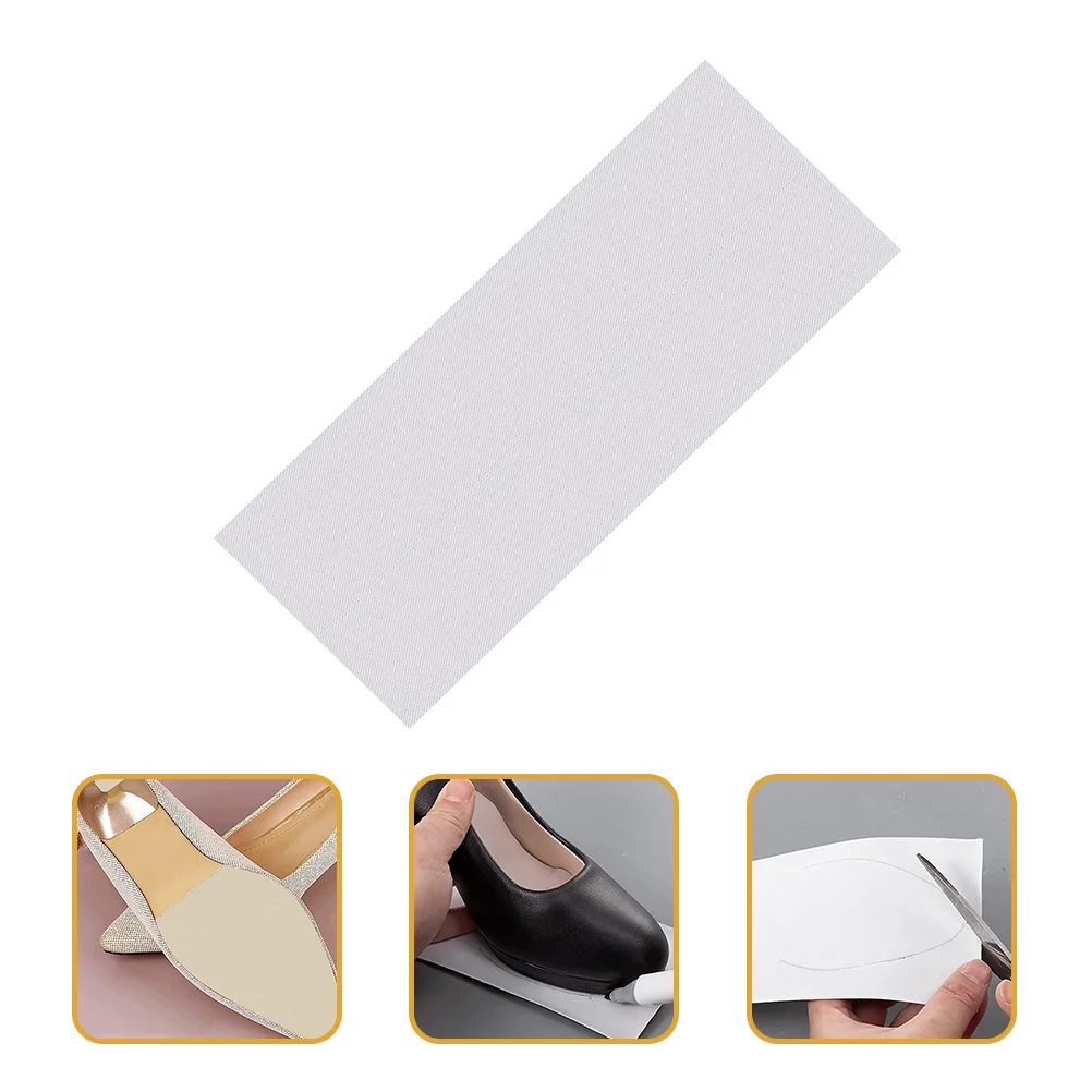 

4 Pcs Shoe Pads High Heels Anti-slip Stickers Soles Non-slip Noise Reduction Cushion White