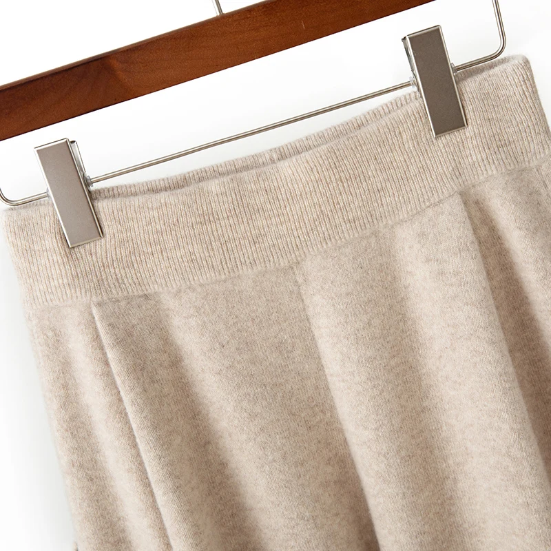 Женские трикотажные брюки из 100% мериносовой шерсти популярные теплые стеганые