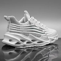 casual mens shoes non slip lace up increase fly woven breathable light specialized fashion sneakers wholesale
