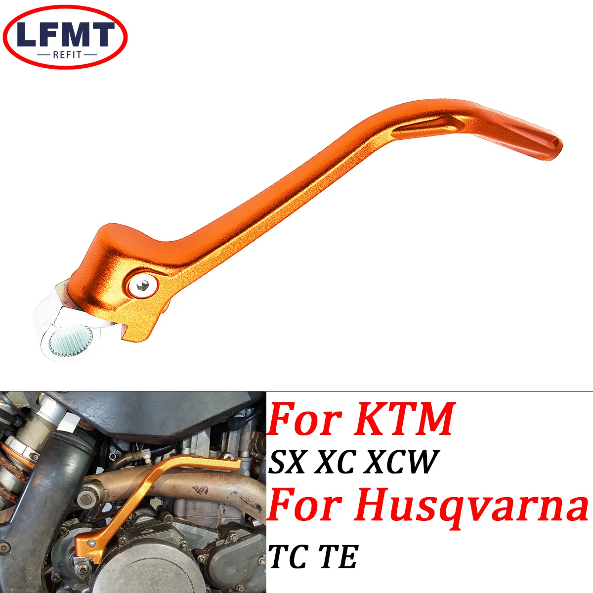 Мотоциклетная кованая педаль стартера для KTM 2012-2016 XC SX XCW 125 150 200 Husqvarna TC TE 2014 2015 2016