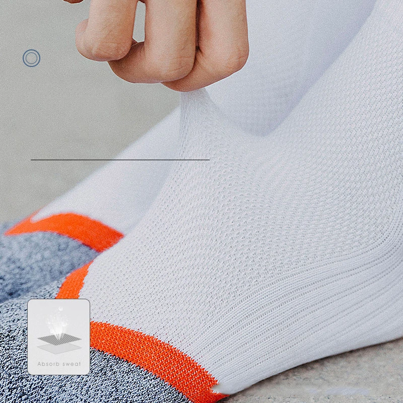 Sport Sock Professional Sports Socks Running Socks Pressure Towel Socks Spring  Summer Wear-resistant Fitness Quick-drying Socks