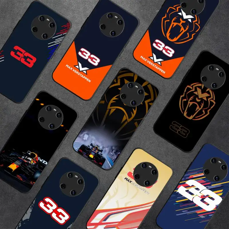 

F1 Racer 33 Number Phone Case for Samsung A51 A30s A52 A71 A12 for Huawei Honor 10i for OPPO vivo Y11 cover