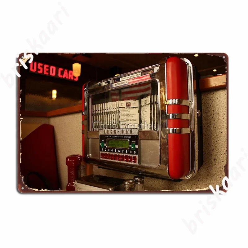 Металлическая вывеска American Diner Jukebox