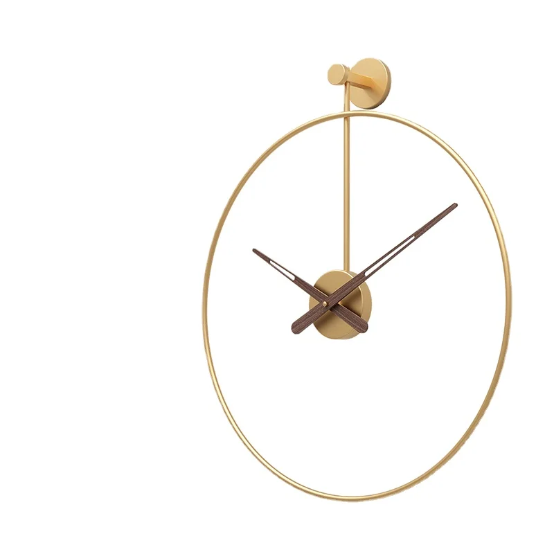 

Nordic Silent Clock Mechanism Modern Design Luxury Metal Large Clocks Wall Home Decor Reloj De Pared Living Room Decoration