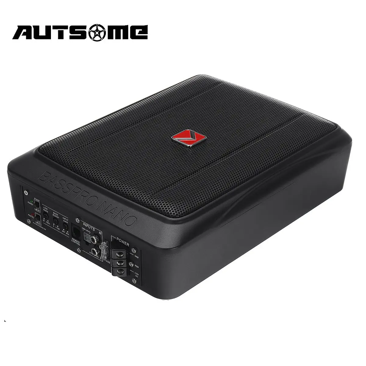 

800W 10inch Car Amplifier Subwoofer Car Audio Slim Under Seat Active Subwoofer Bass Speaker Auto Woofer Music Player