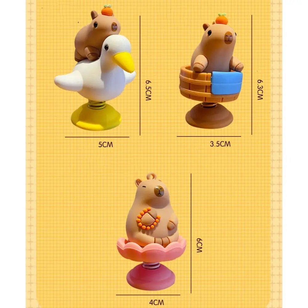 Симпатичная Фигурка приборной панели из ПВХ пружинная Вибрирующая головка