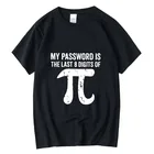 Футболка XIN YI мужская с забавным принтом, тенниска из 100% хлопка, повседневная майка с круглым вырезом, уличный стиль, с математическим принтом