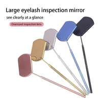 eyelash mirror large makeup mirror magnifying beauty long handle mirror for checking false eyelashes tools extension makeup tool
