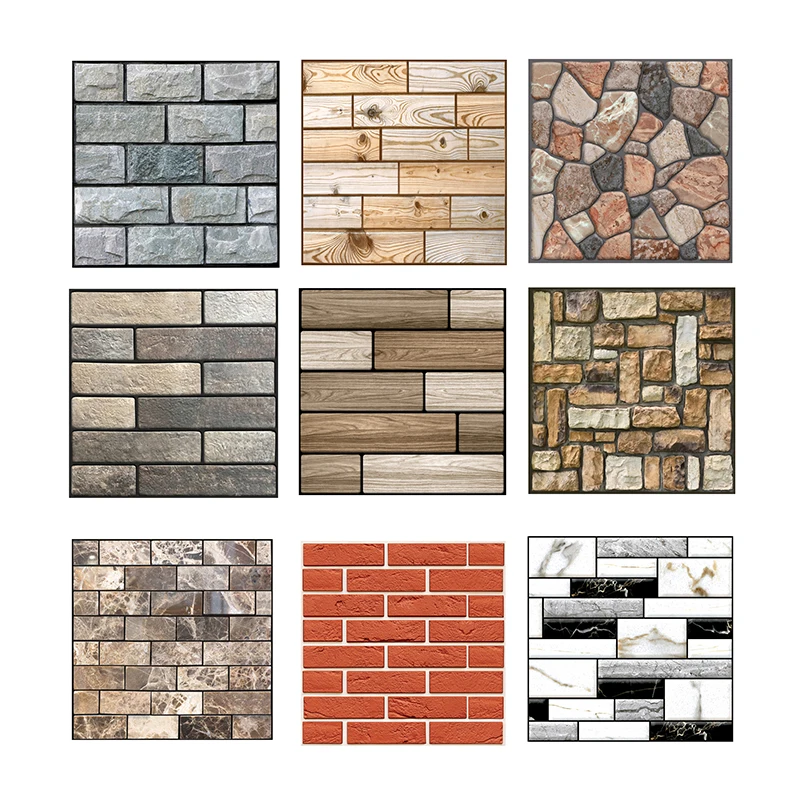 30*30 см 3D стерео наклейки на стену водостойкие влагостойкие пенопластовые обои с