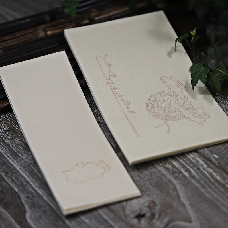 Rice Paper Letterhead Retro Half Ripe Xuan Chinese Traditional Calligraphy Papel Arroz Small Regular Script Writing Papier