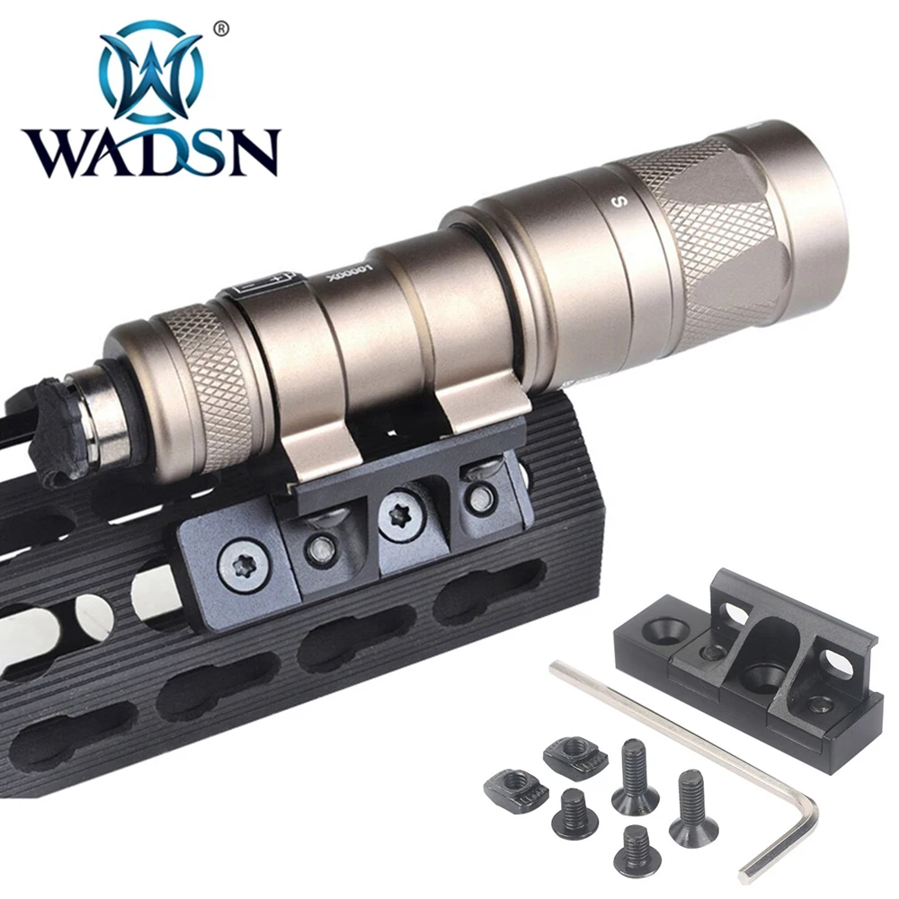 

WADSN тактический фонарь база Mlok Keymod rolllover огни крепление для Surfire M300/M600/M300V/M600V/M600B Softair скаутские огни