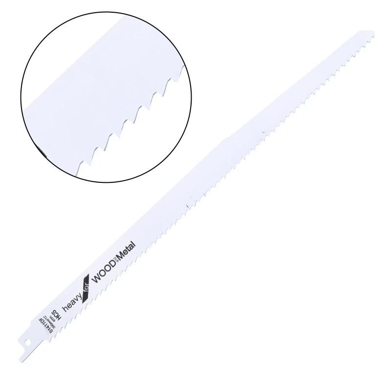 

High Carbon Steel S1411DF 300mm 12" Reciprocating Saw Blade Effective Flexible For Cutting Wood Woodworking R9UF