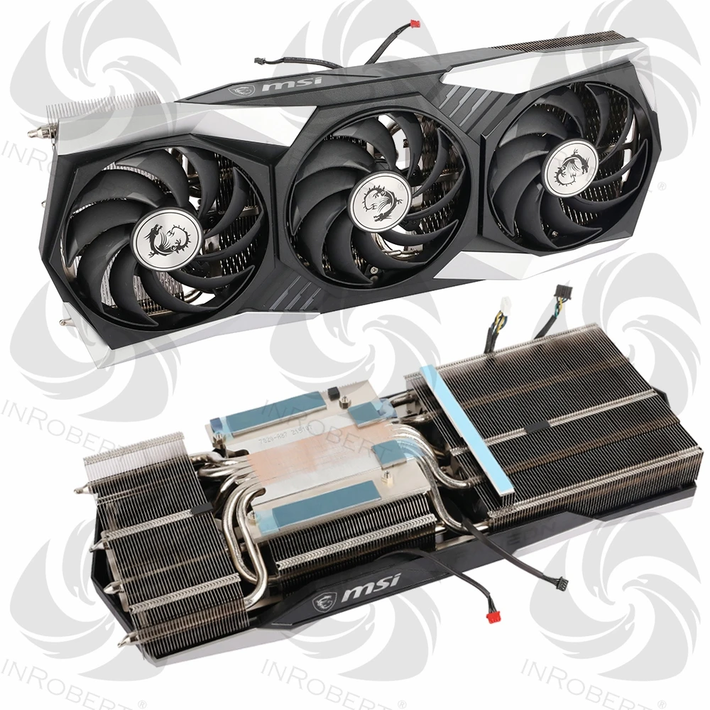 

Новый оригинальный радиатор видеокарты RX6900XT для MSI RX 6900 XT Gaming X Trio, сменная видеокарта, графический процессор, радиатор