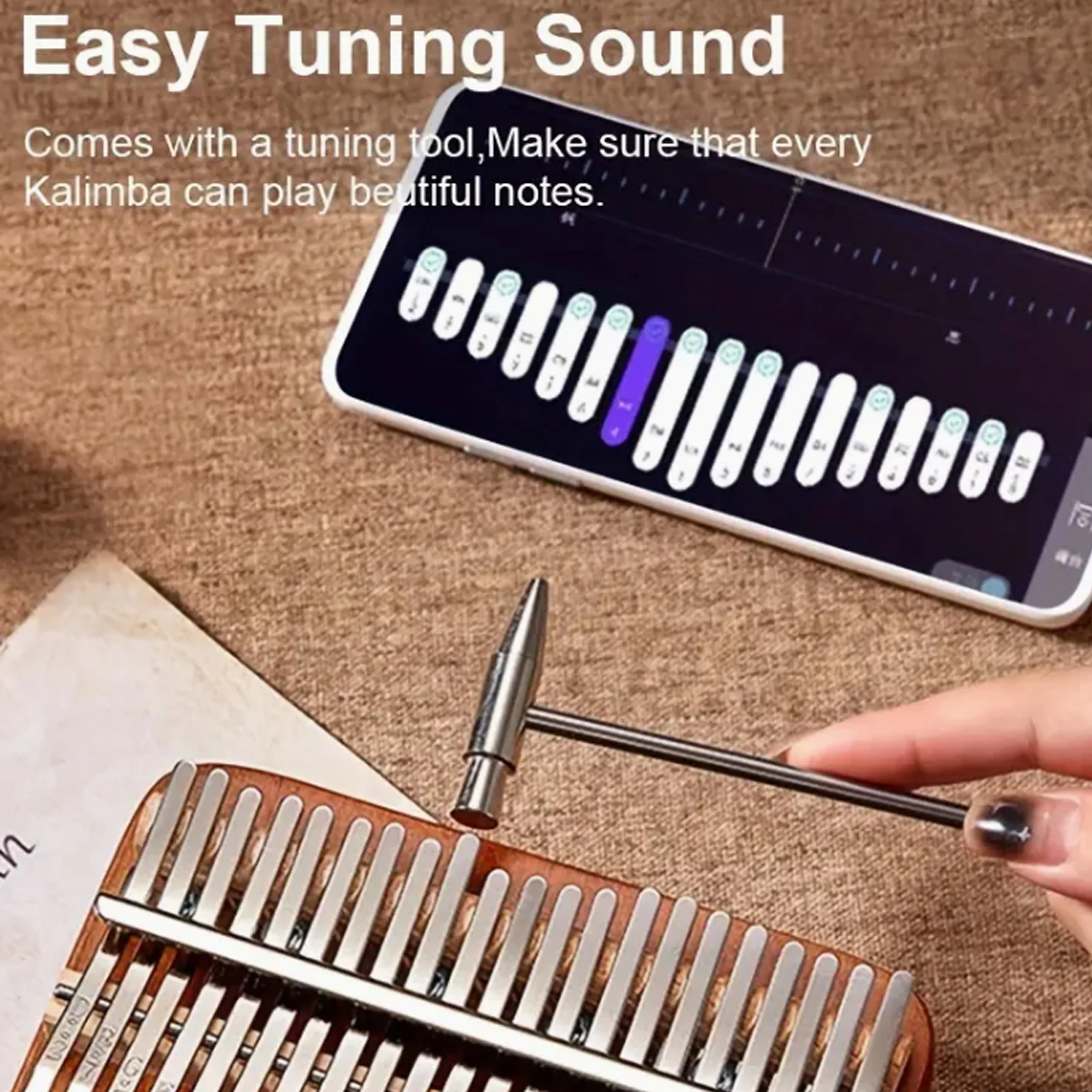 Thumb Fiddle 17-тональный портативный инструмент Carimba