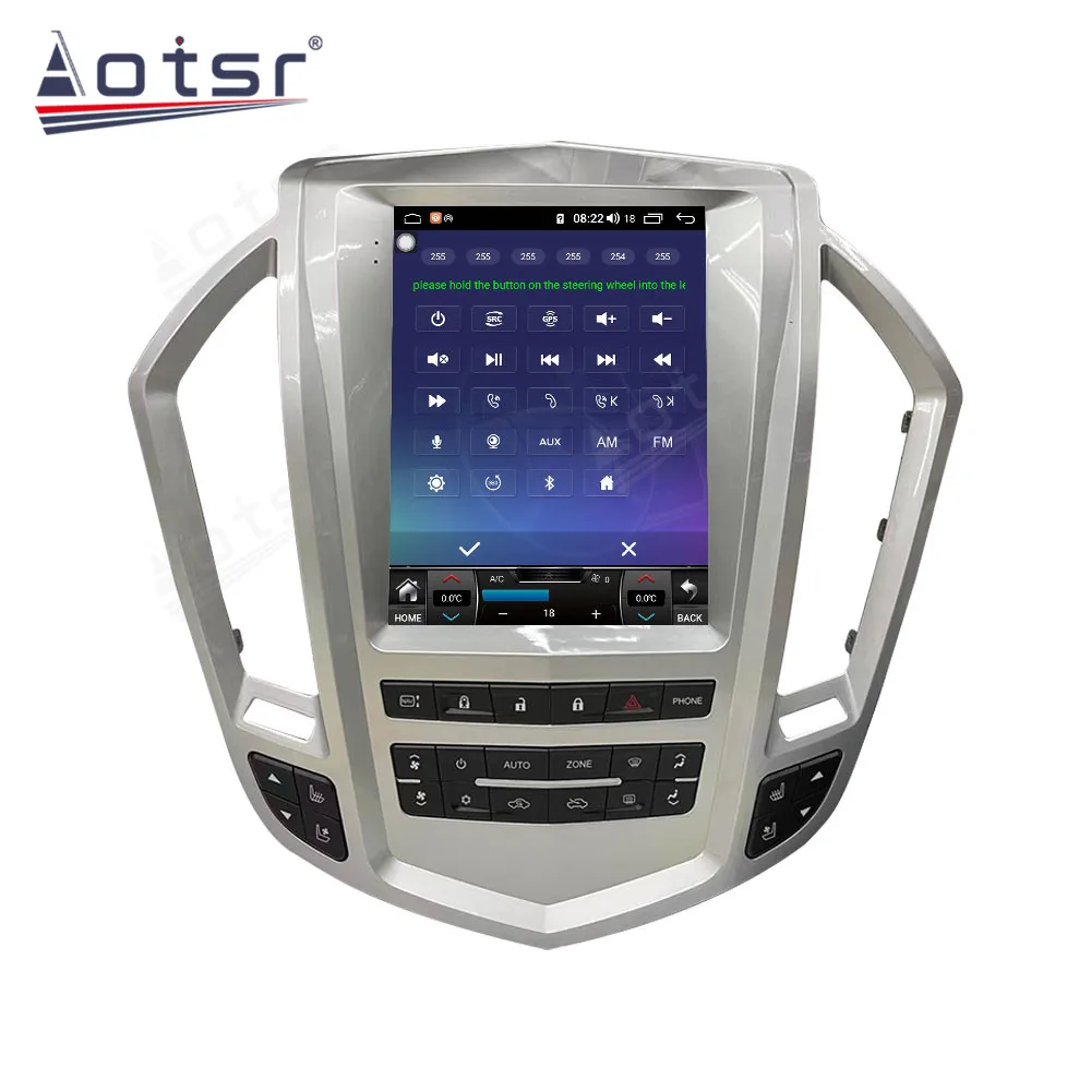 Автомобильная магнитола на Android 11 для Cadillac SRX 2008-2012 стандартная стереосистема