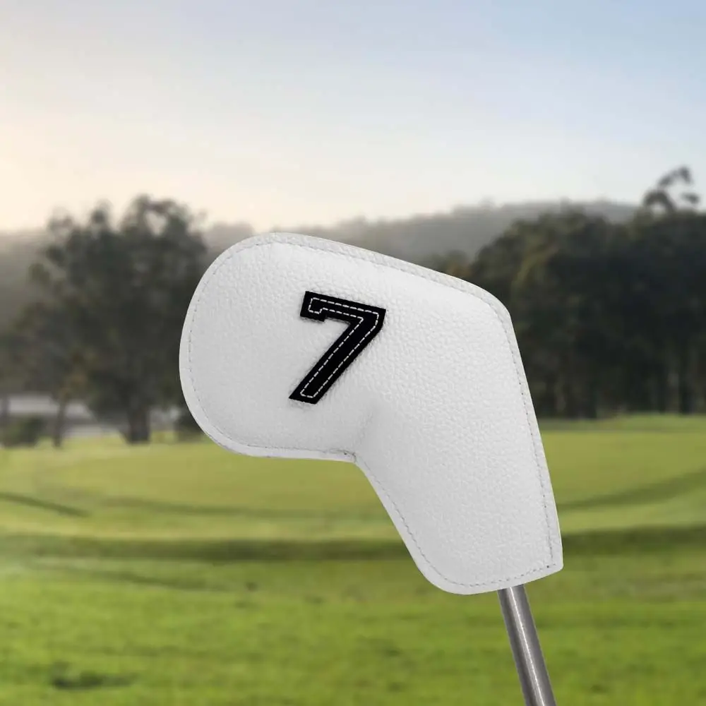 

10 шт./компл. чехол для головы из железа для гольфа, водонепроницаемый прочный защитный чехол для клюшек для гольфа, креативный чехол для клюш...