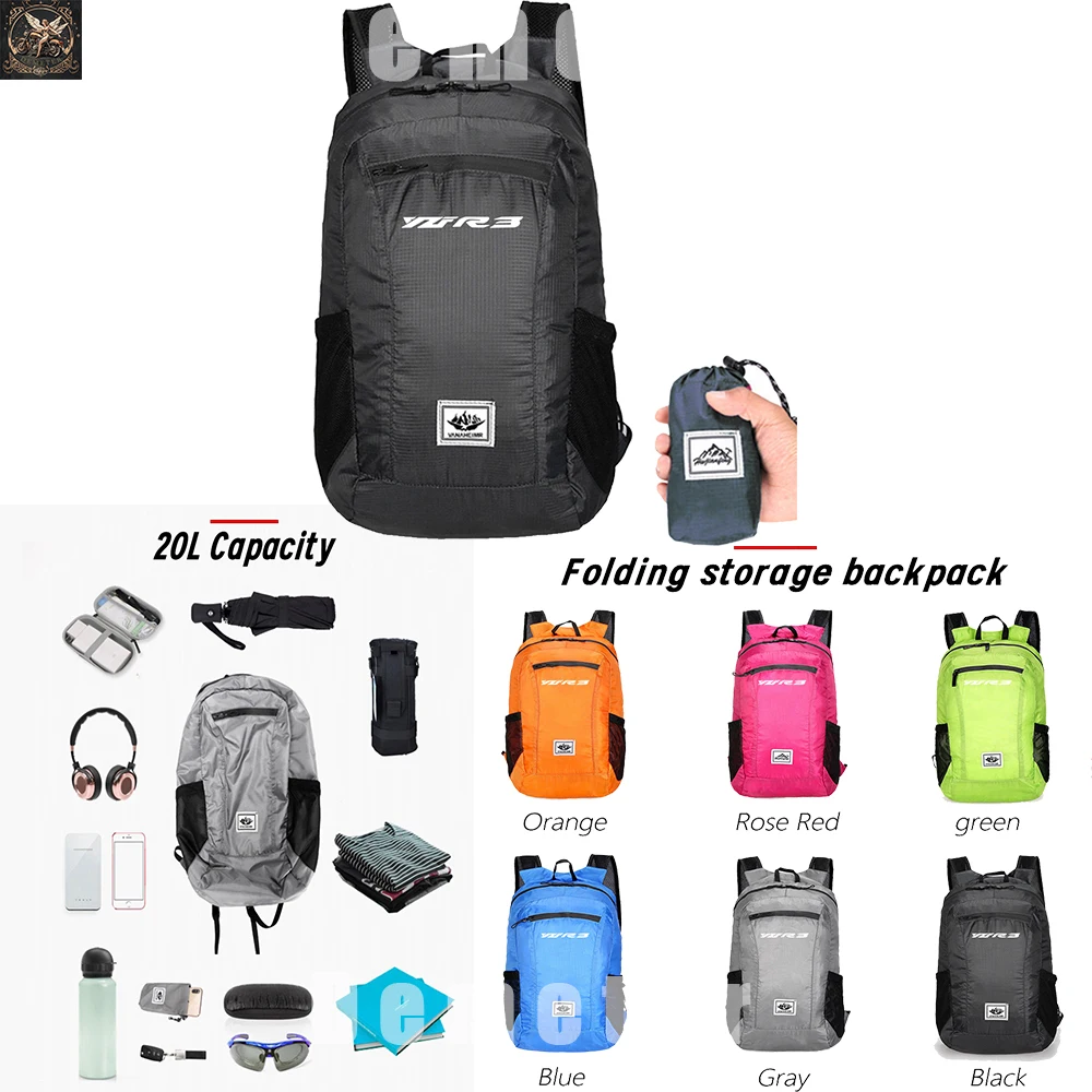 Портативный складной рюкзак для YAMAHA YZFR3 YZF R3 складная сумка альпинизма