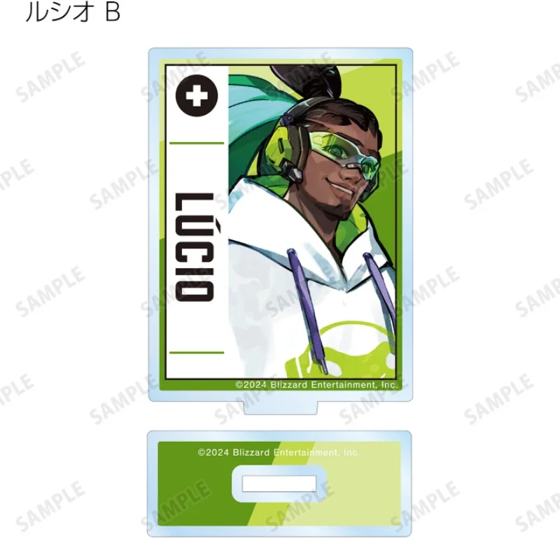 Фото Игра Overwatch 2: Кироко, Ханзо, Генджи, Кироко (уличная версия) — прямоугольная акриловая фигурка-подставка, модель, брелок, настольное украшение. №5