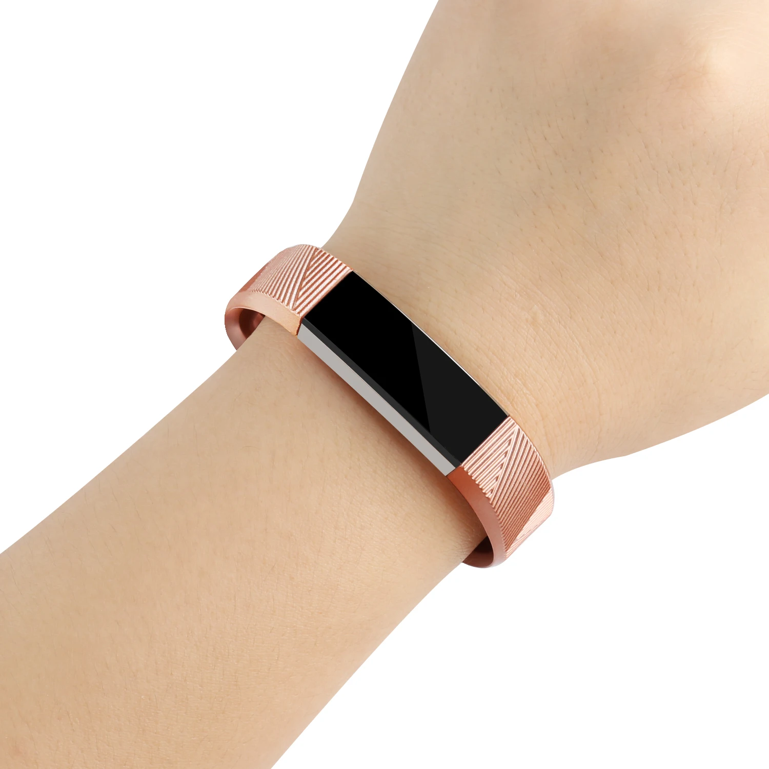 Soft Silicone Strap for Fitbit Alta HR Band Sport Wristband Adjustable Strap Bracelet for Fibit Alta HR Watchband Rose Gold images - 6