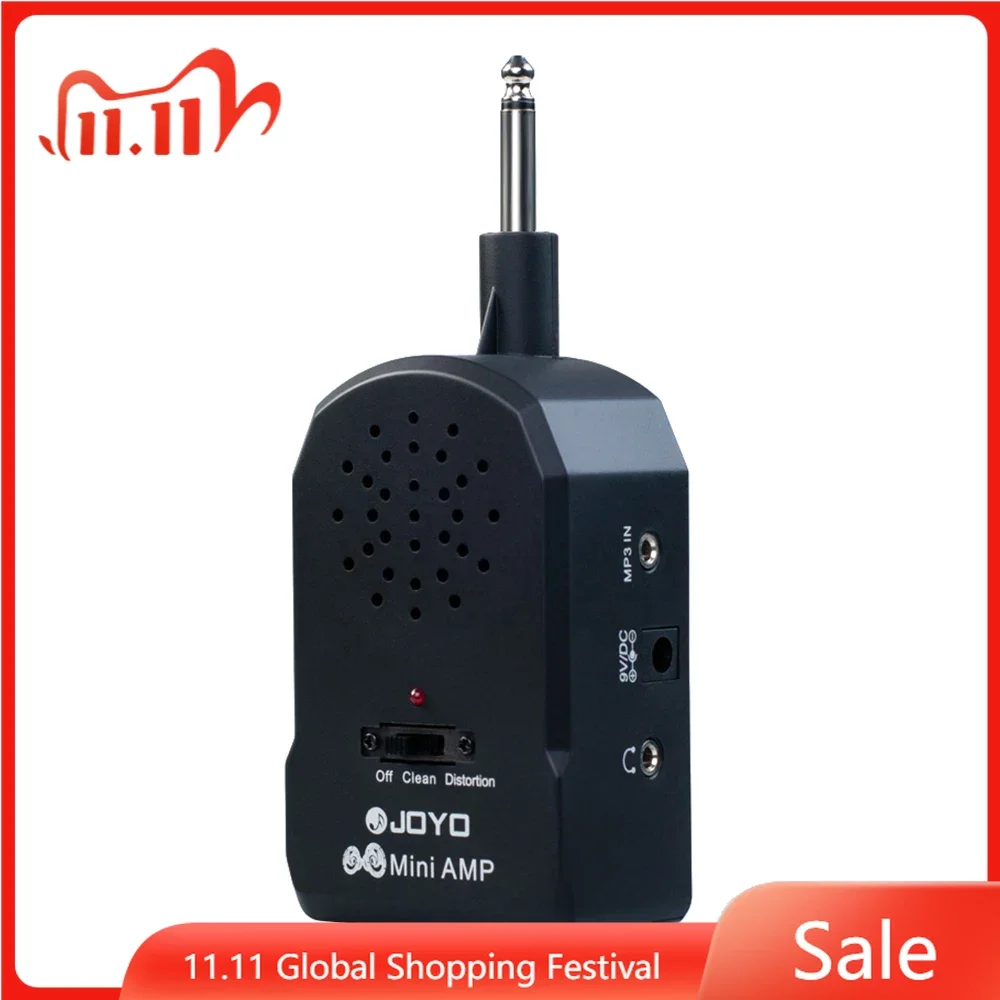 

JOYO JA-01 Mini Guitar Amplifier AMP Headphone Guitar Speaker MP3 Headphone Amp Clean Distortion Guitar Parts & Accessories