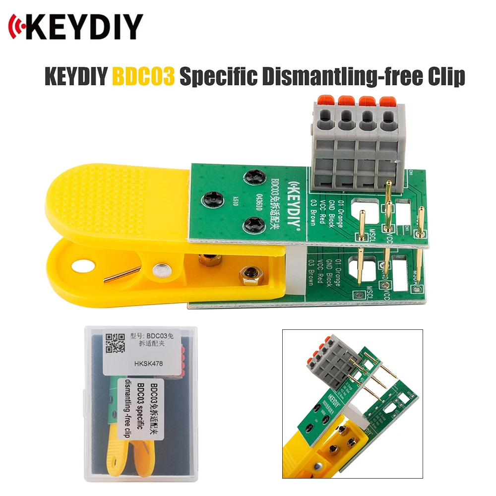 

Специальный Зажим KEYDIY BMW BDC03 Без Демонтажа, Диагностический Инструмент BDC3 Для Всех Устройств, Совместимый С KD-X4, KD...
