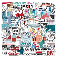 50pcs cartoon occupational doctor stickers for ipad stationery scrapbook adesivos sticker scrapbooking material craft supplies