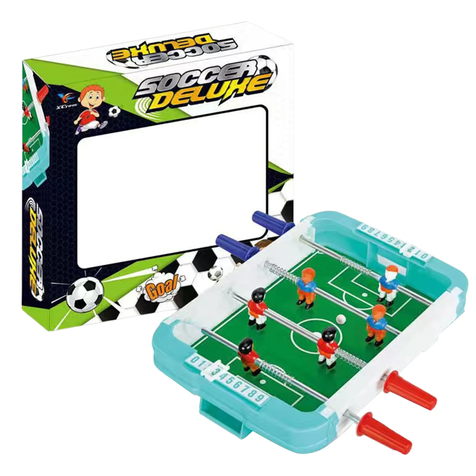 

Small Football Tabletop Educational Mini Football Table Portable Foosball Table For Parent-Child Interaction 10*9in Kids Adults