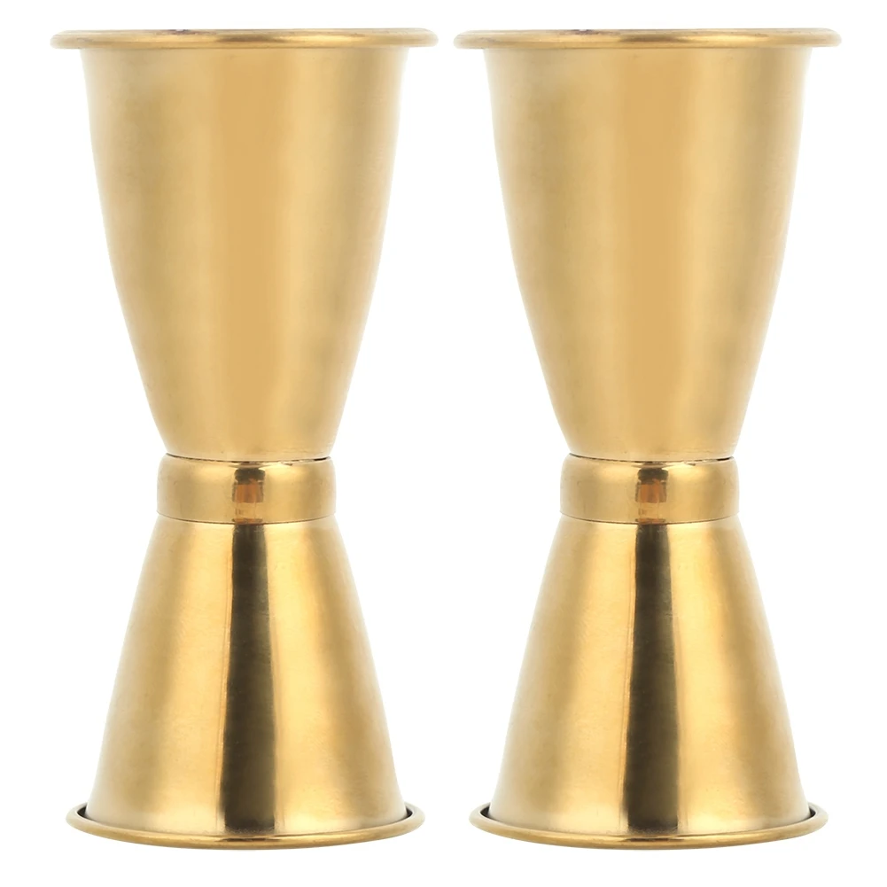 

Stainless Steel Measuring Cup Wine Glass Ounce Cup Cocktail Jigger Drink Liquid Measuring ToolsL