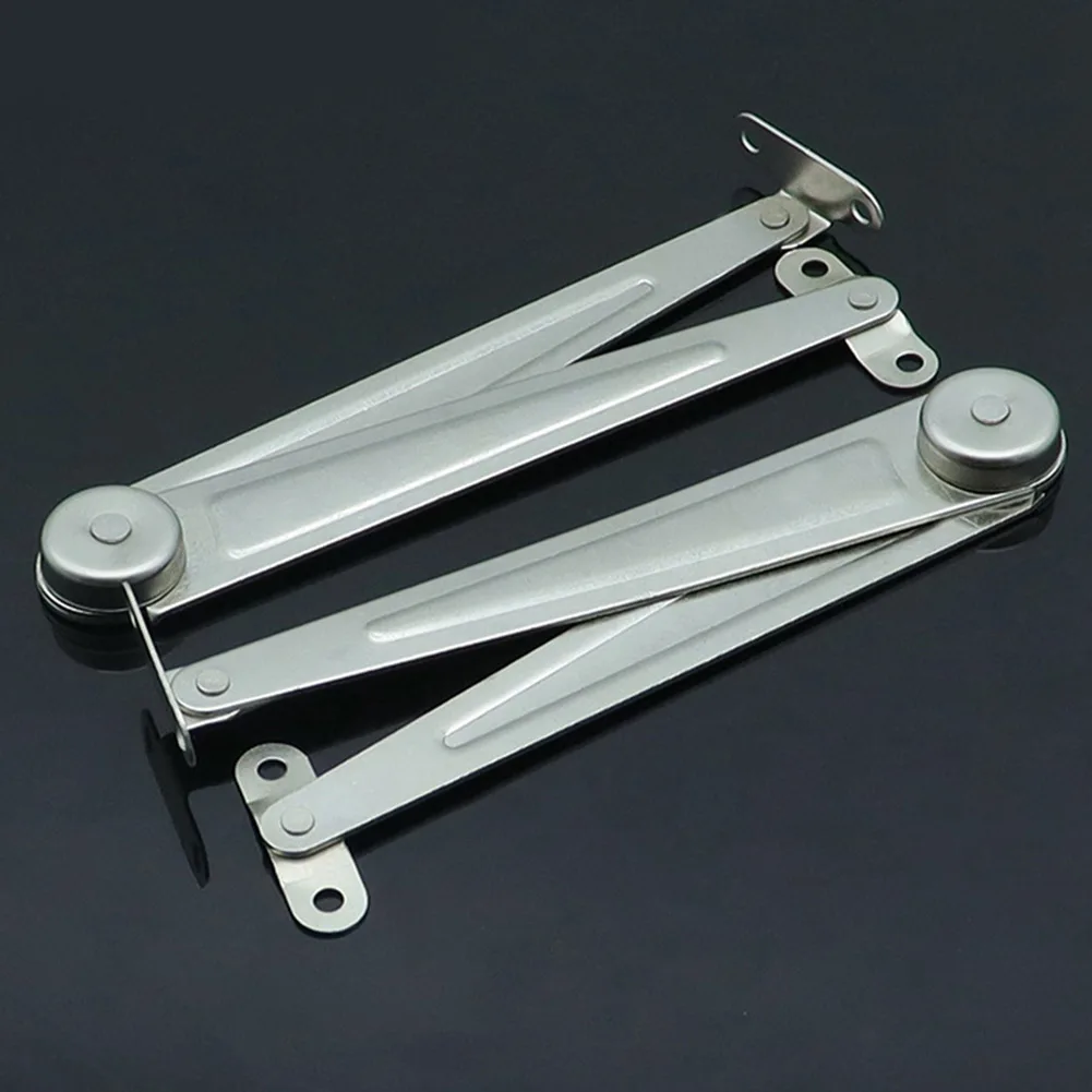 

2pcs Furniture Hinge Bedside Cupboard Door Support Hinge Cabinet Slide Position Connecting Rod Hardware Support Bracket Fitting