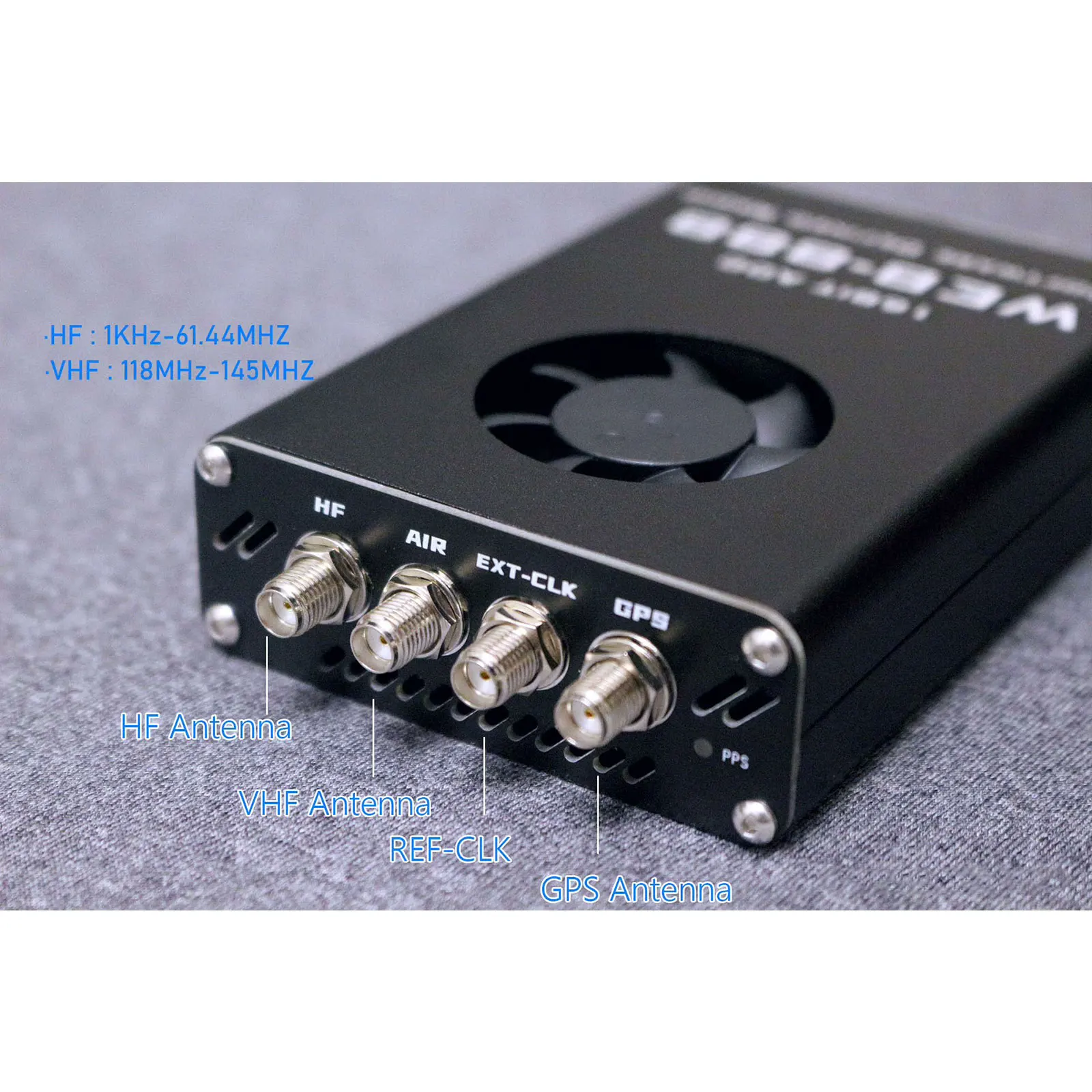 Радиоприемник HamGeek WEB-888 SDR программно определяемый с 16bit ADC 62M широкополосный GPS