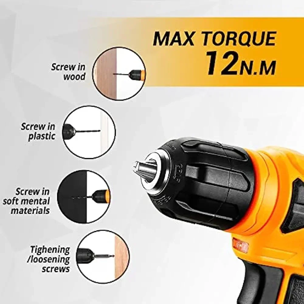 Комбинированные наборы электроинструментов DEKOPRO 126 предметов с аккумуляторной