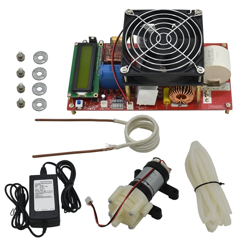 

2000W ZVS Induction Heating Heater Module Scm Control Circuit Board Driver Coil Recommend 48-53V Power Supply(US Plug)