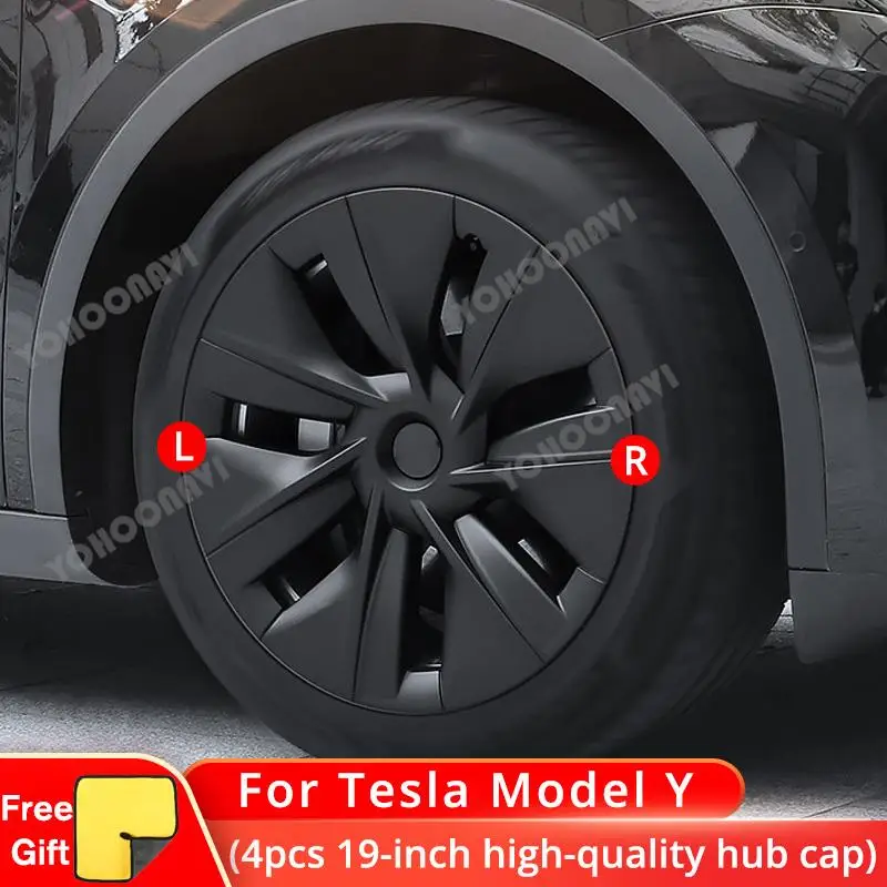 

COREYES 4 шт. 19-дюймовая крышка ступицы для модели Tesla