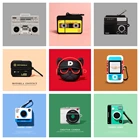 Чехол для аудиокамеры в стиле ретро, чехол для Airpods Pro, чехол для Airpods 2, чехол для наушников, защитный чехол для игрового плеера, чехол для AirPods Pro