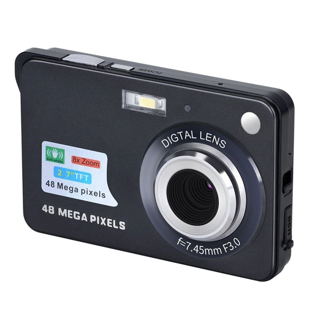 Digital Camera HD Display Video Camera Anti-Shake Camcorder 2.7 Inch Mini Camera 1
