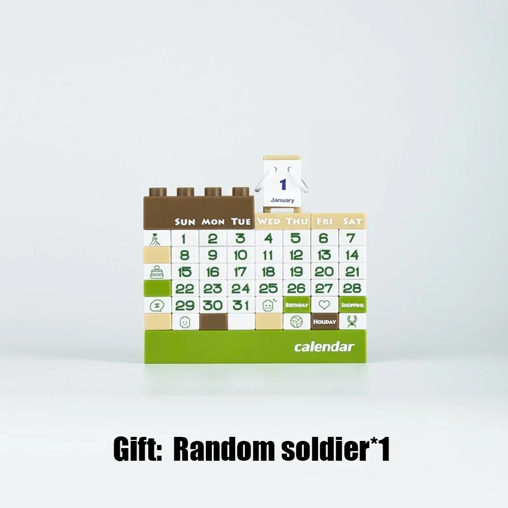 

Пластиковый мультяшный настольный вечный календарь