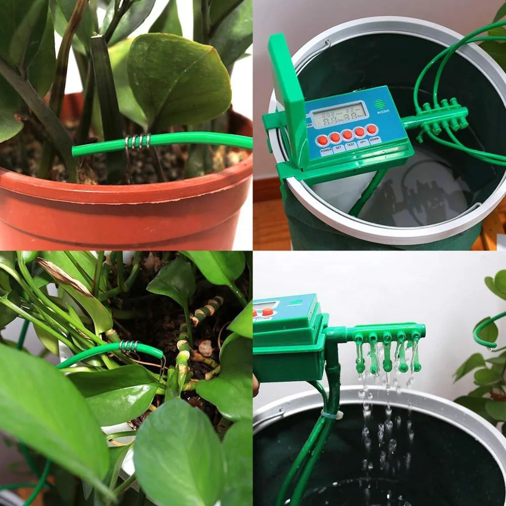 Бытовой таймер полива автоматическая система цветов для горшков