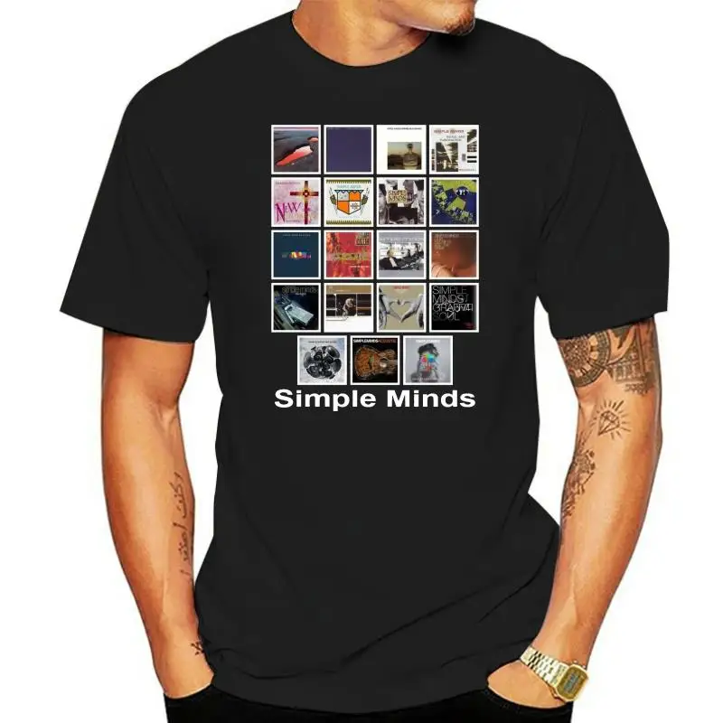 

Camisetas de cuello redondo de manga corta SIMPLE MINDS, varios colores