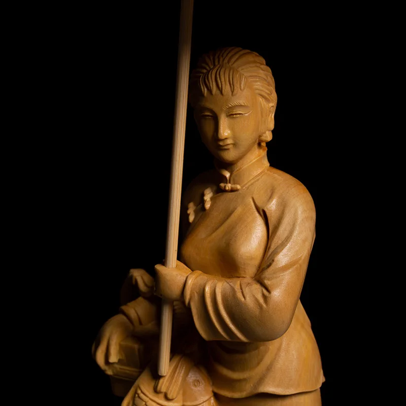 

Классическая девушка-рыба в китайском стиле домашняя фотостатуя дерево счастливый автомобиль аксессуары фэн-шуй