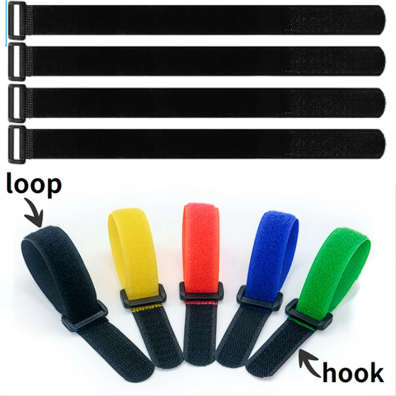 

5/10Pcs Reusable Hook and Loop Straps Fastening Cable Ties Cable Straps Nylon Securing Wire Cord Ties Organizer Fastener Tape