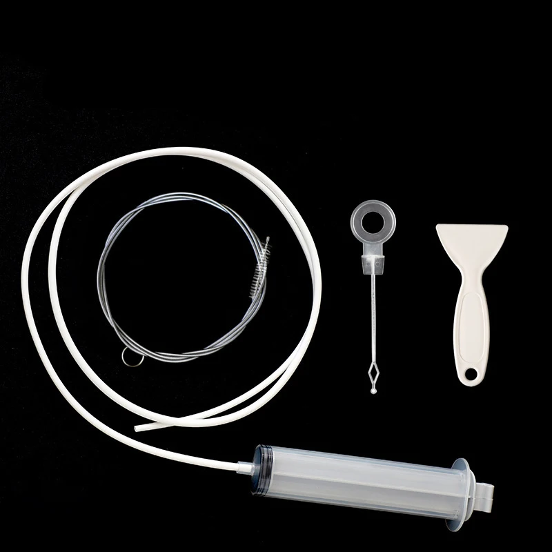 

Refrigerator Drain Clean Brush Dredge Tool Drain Hole Wash Brush Suction Syringe Hose Fridge Cleaner Stick for Pipe Cleaning