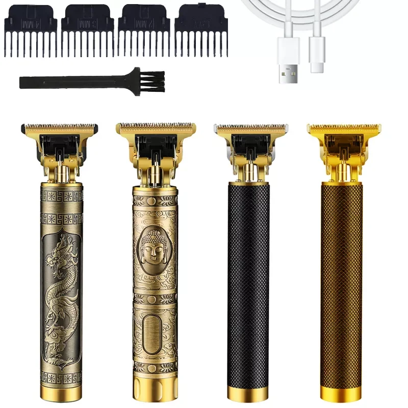 

2022 Hair Trimmer Buddha Shaver USB Rechargable Hair Shave Clipper Cordless Cutting Machine Shaving Wireless Electric Razor Men