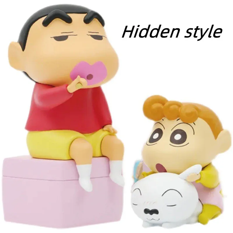 

10 см Новый японский аниме мультфильм Crayon Shin Chan ПВХ ежедневная серия детские подарки многофункциональная модель маятник кукла игрушки