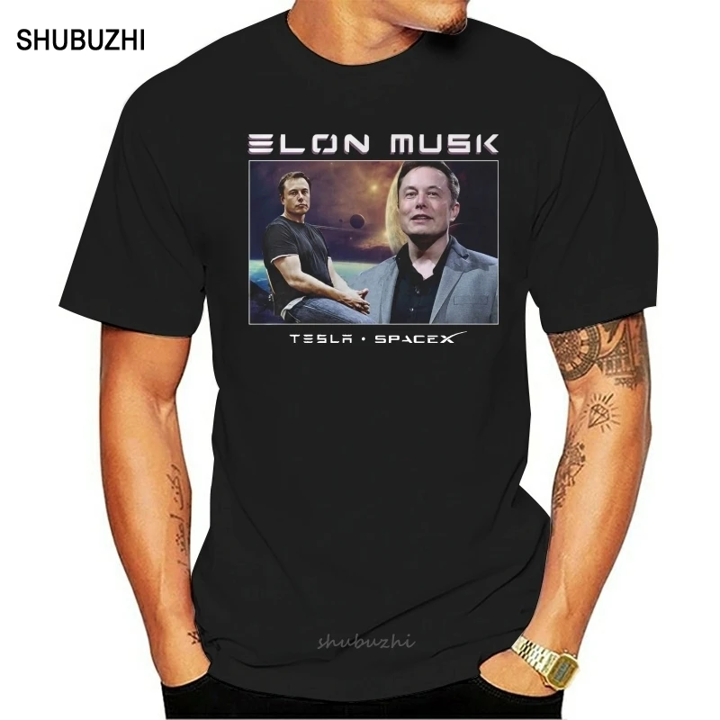 

Elon Musk 90s Vintage Unisex Black Tshirt men t shirt men cotton tshirt summer brand teeshirt euro size