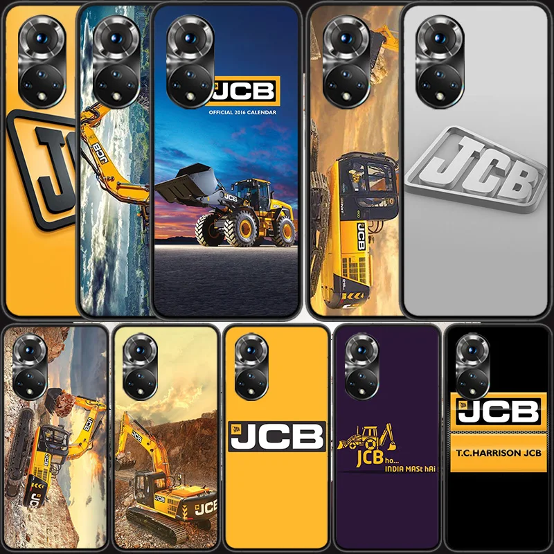 

Excavator J-C-B Phone Case For Huawei P Smart 2021 Y5 Y6 Y7 Y9 Honor 50 20 Pro 10 10I 9 9X Y9S 8 8A 8X 8S 7S Cover