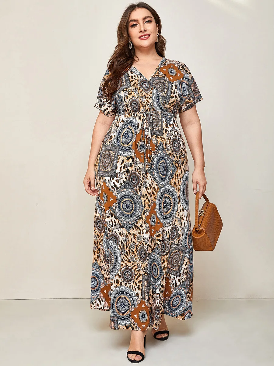 

Платье женское длинное в африканском стиле