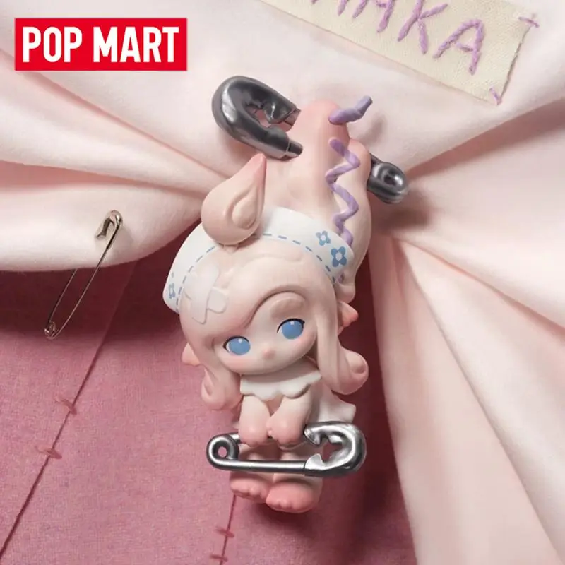 Фото POP MART CHAKA Stitch By Stitch Series: Модная коллекционная фигурка-сюрприз (слепая коробка), аниме-фигурка, игрушка, модель, украшение, кукла №3