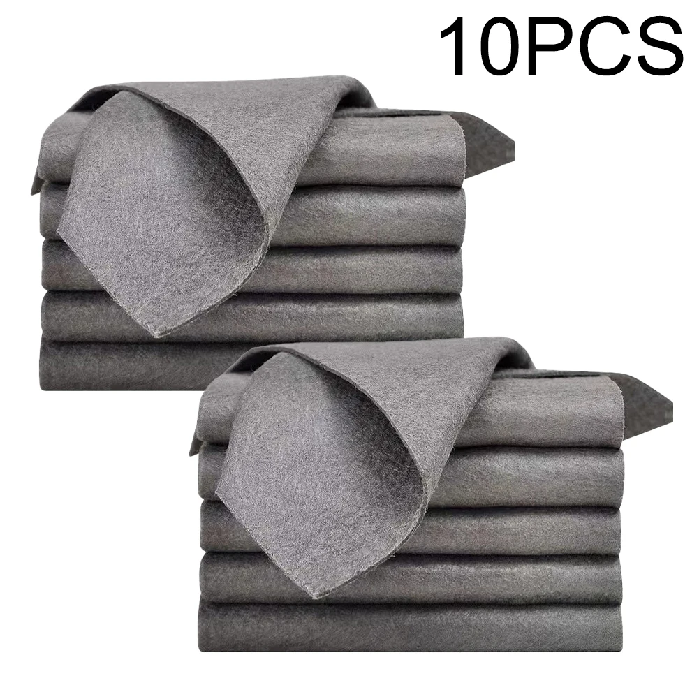 

30x30xcm Daily Home Car Reusable Streak Free Thickened Water Absorbent Polishing Cleaning Cloth For Glass Soft Microfiber Square